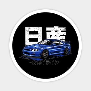 Nissan Skyline R34 GTR Magnet